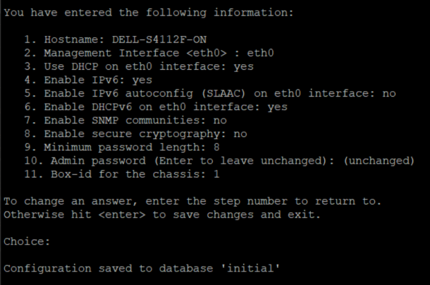 Configuration Using CLI (Command Line Interface)