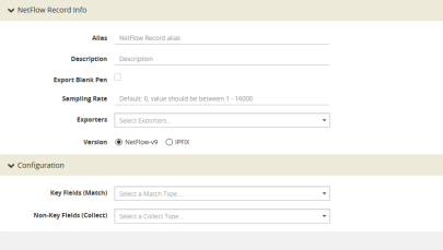 Configure Netflow Generation